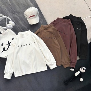 Áo giữ nhiệt cho bé, áo dài tay thu đông cổ cao bé trai bé gái từ 8kg tới 40kg