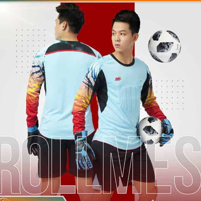 RIKI – Áo Thủ Môn Cao Cấp Rollmes Xanh Ya
