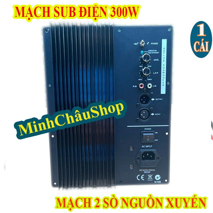 MẠCH KÉO LOA SUB SIÊU TRẦM 300W NGUỒN XUYẾN 2 SÒ CAO CẤP - GIÁ 1 MẠCH