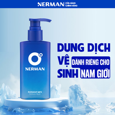 Dung dịch vệ sinh nam giới 0 độ Nerman hương nước hoa 100ml