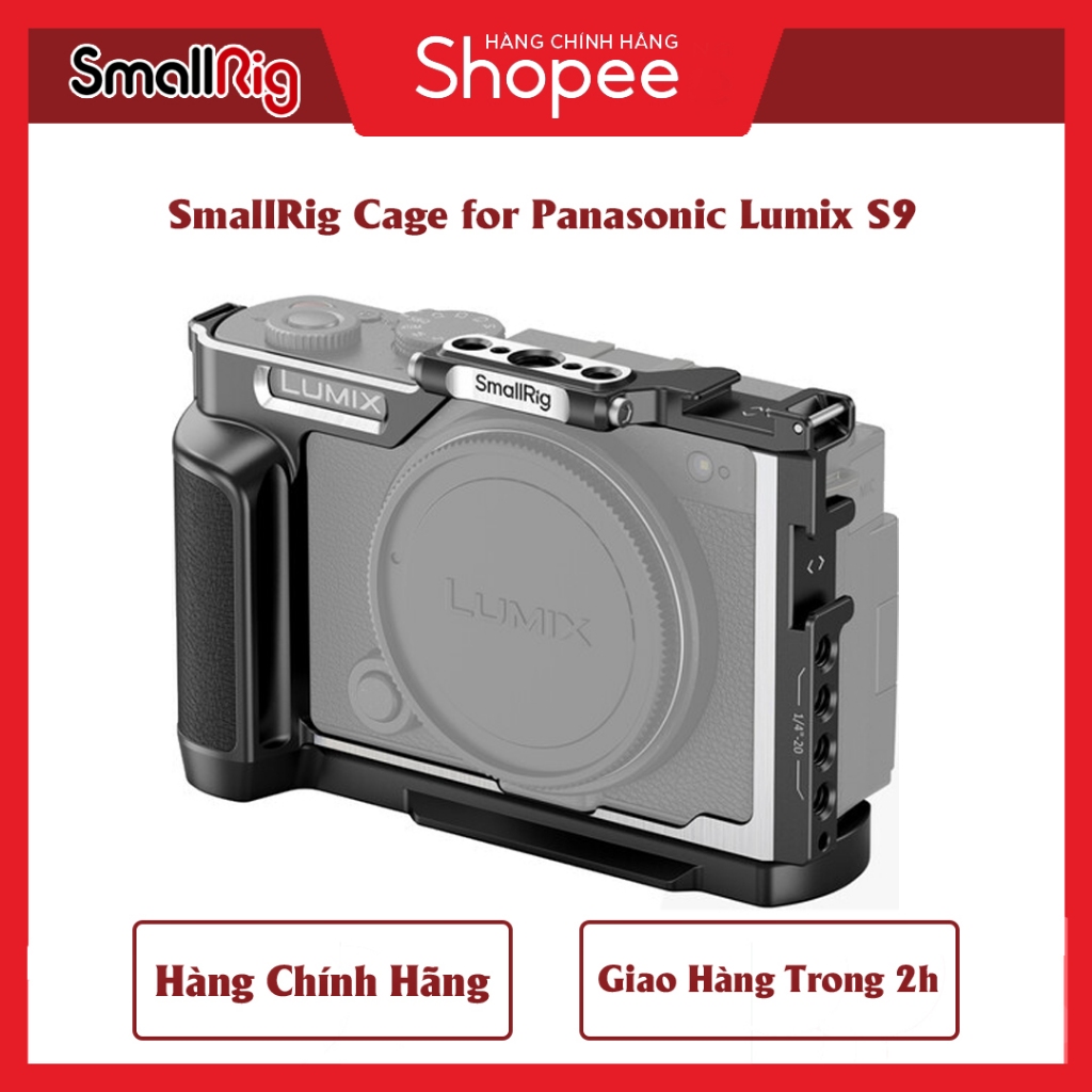 Báng Tay Cầm SmallRig Cage for Panasonic Lumix S9 - 4515