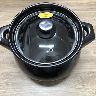 Nồi đất hầm thịt, gà thuốc bắc 5 lít (Đen)