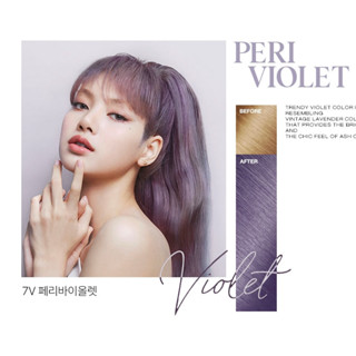 [7V - Tím Peri Khói] Thuốc nhuộm tóc bọt biển Hello Bubble Mise en scene Blackpink