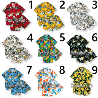 Bộ Đi Biển , Có Bán Lẻ Áo Lẻ Quần - Thơm Dứa Cây Dừa Cam Chuối Hoa Sứ - Đồng Phục Nhóm Lớp Team Building