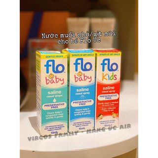  Nước muối xịt mũi kháng khuẩn Flo Travel  Flo Baby spray 