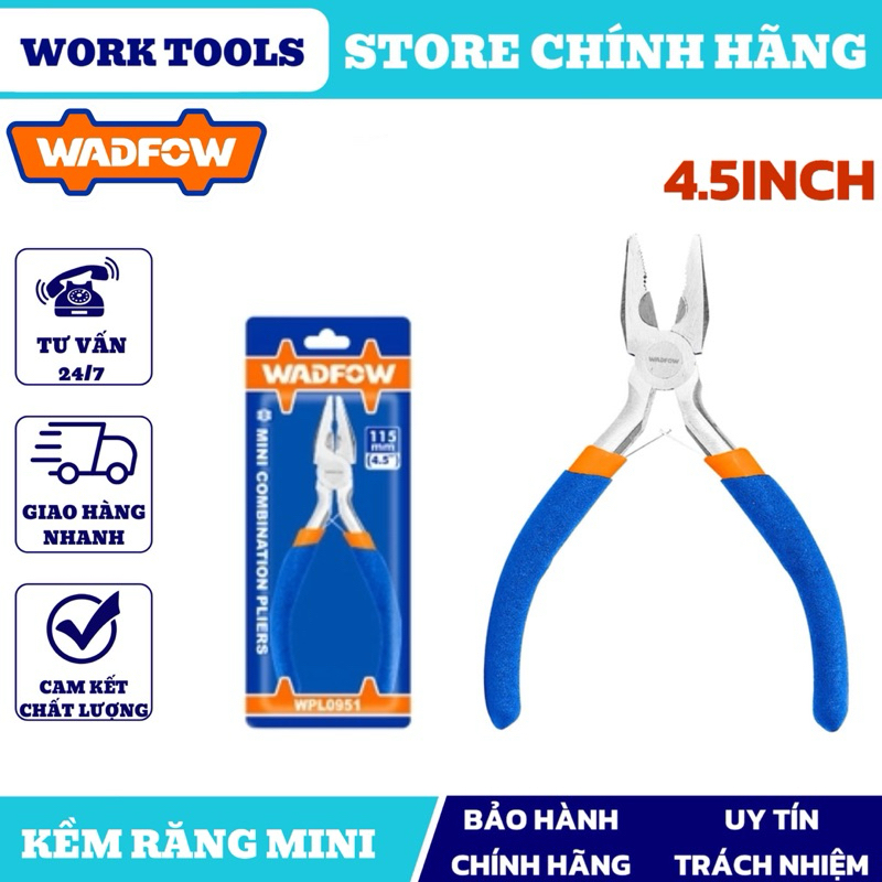 ĐỒ NGHỀ WADFOW  Kềm răng mini 4.5" WPL0951