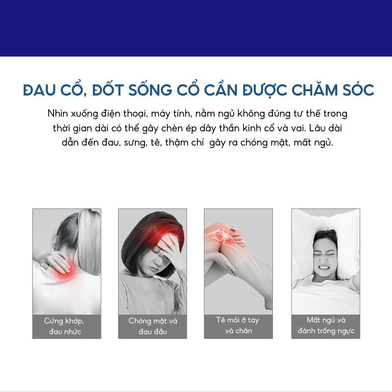 Gối Massage Cổ Vai Gáy DELADEP Đầu Massage 3D Hồng Ngoại Đảo Chiều Giúp Giảm Đau Nhức,Máy Mát Xa Đa Năng Toàn Thân GMC01
