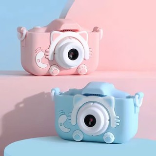 Máy ảnh cho bé camera kép - Full HD 1080 Camera Selfie - Quay video 2 màu xanh hồng