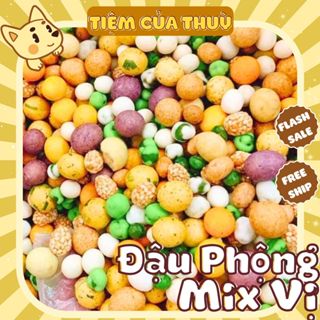  500G Đậu Phộng Sấy Giòn Mix Vị Đậu Phộng Mix Đậu Mix Nhiều Loại Hạt đồ ăn vặt 