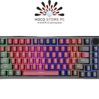 Bàn Phím Cơ E-Dra EK375 Alpha / Beta Có núm xoay / Switch: E-DRA (Red, Blue, Brown) - Hoco Store PC