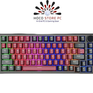 Bàn Phím Cơ E-Dra EK375 Alpha / Beta Có núm xoay / Switch: E-DRA (Red, Blue, Brown) - Hoco Store PC