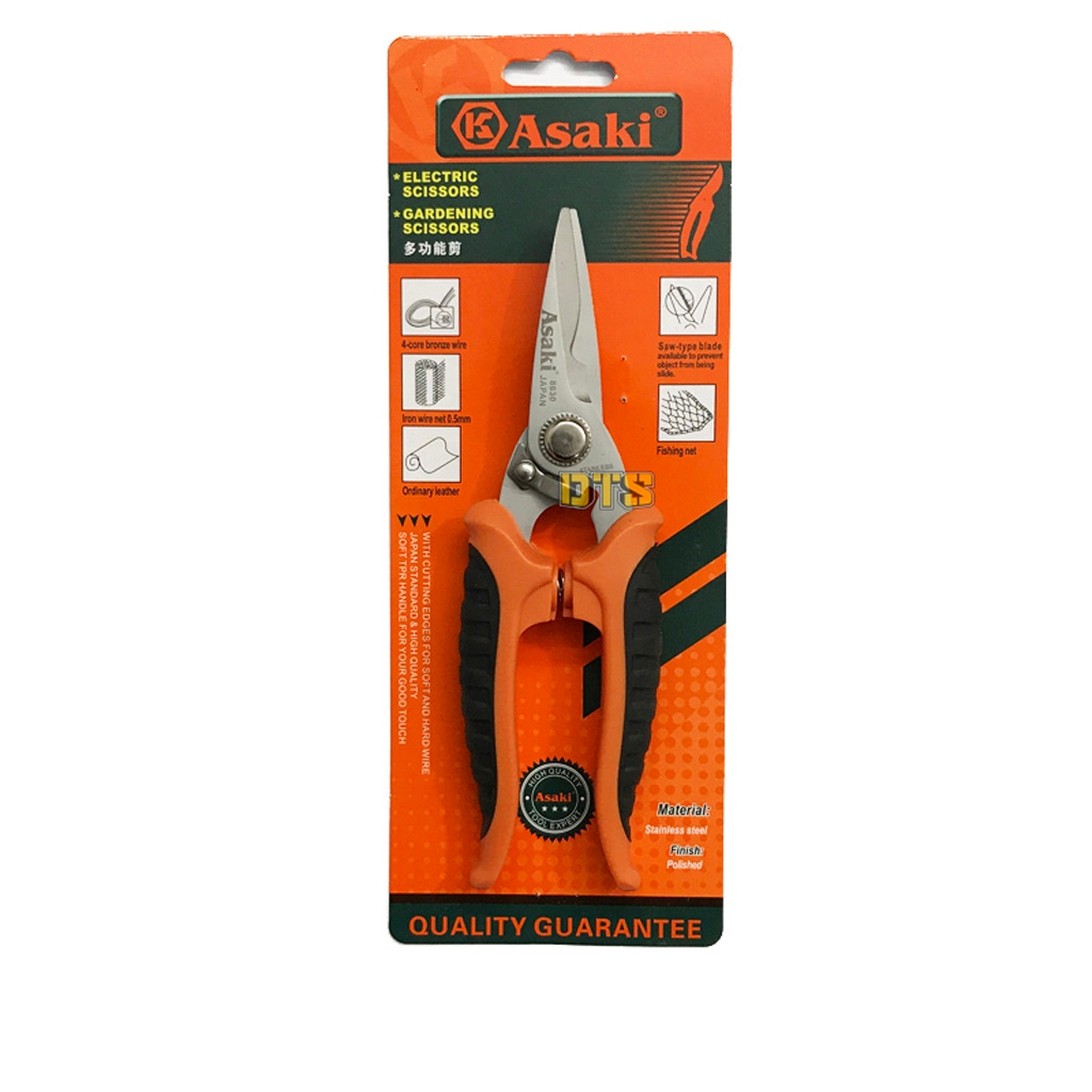 Kéo cắt cành lưỡi thẳng Asaki AK-8630