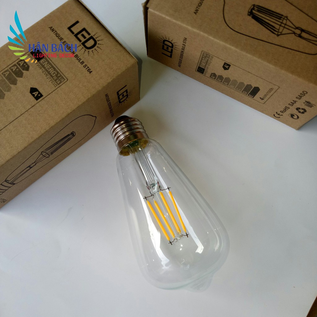bóng đèn led giả sợi tóc ST64