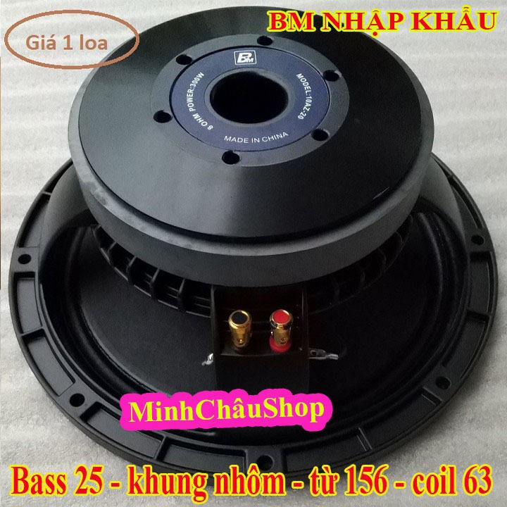 CỦ LOA BASS 25 BM TỪ 156 COIL 65 - GỒM 1 LOA