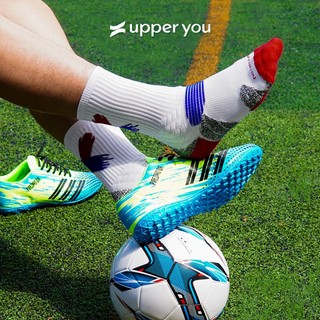  Tất Vớ Đá Banh Nam Cổ Cao UPPER YOU Đệm Lót Dày Dặn Cực Êm Thấm Hút Mồ Hôi Thoáng Khí Tốt - SPM4003 