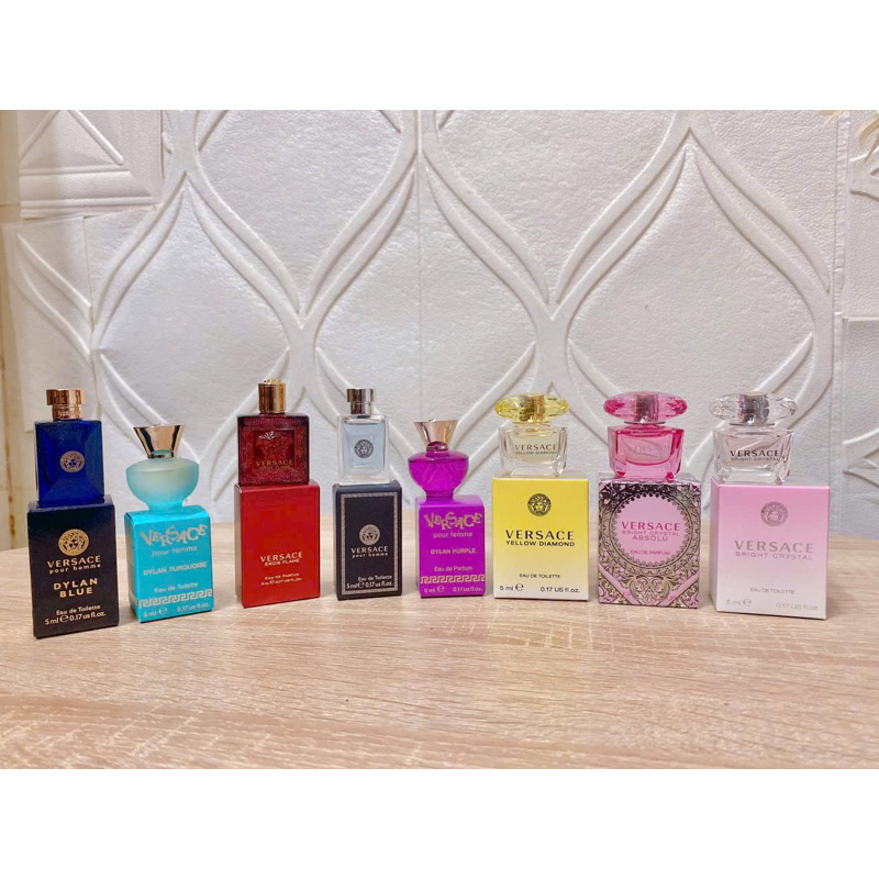 Nước hoa mini Versace đủ mẫu/Versace pour homme/Versace eros/Versace dylan blue/Versace bright cryst