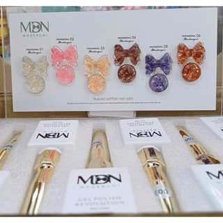 Set sơn nhũ xà cừ MDN 6 màu  Set B