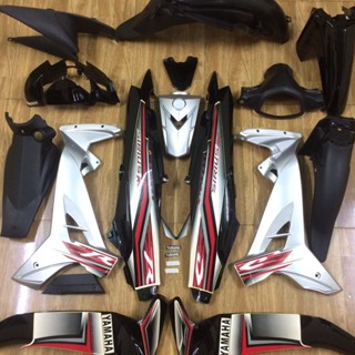    Tặng Tem   Bộ dàn áo xe Sirius - sirius RC màu Đen - nhựa nguyên sinh ABS loại 1 