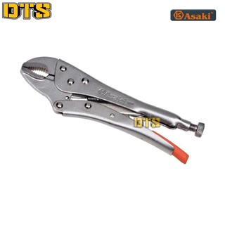 Kìm chết Asaki JAPAN AK-8258 thép CR-V 10"/250mm | Kìm bấm kẹp cơ khí dụng cụ chuyên dụng, giữ chặt
