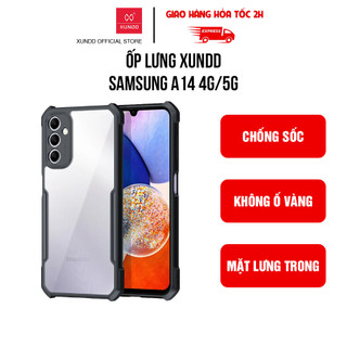 Ốp lưng XUNDD Samsung A14 4G/5G - Viền TPU, Chống sốc, Mặt lưng trong