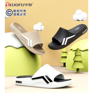 LUOFU | Dép lê nam nữ trẻ em size 29-45 cho cả gia đình quai ngang bản đúc siêu nhẹ chống nước E6213