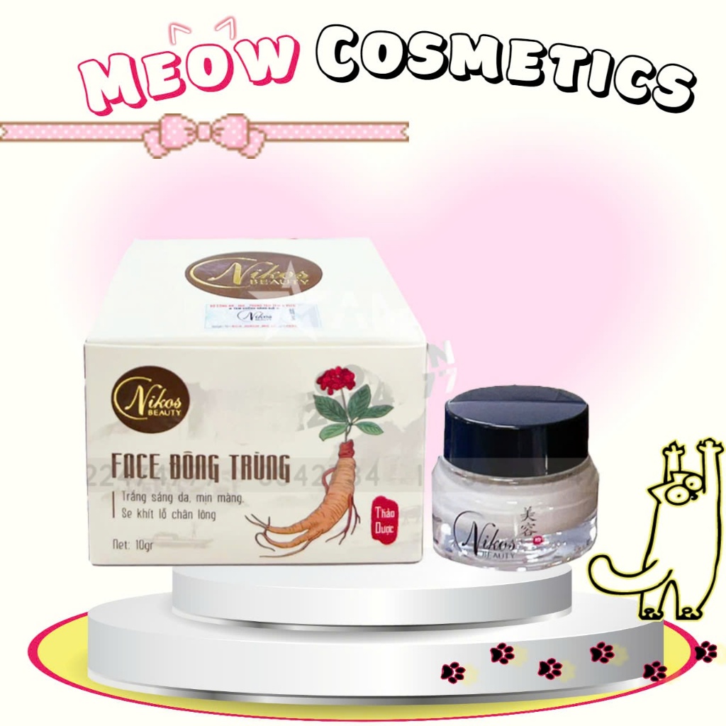 (HỦ LỚN) Kem Face Đông Trùng - Nicos Thanh Nhi - MEO SHOP
