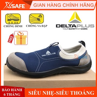 Giày bảo hộ lao động nam Deltaplus Miami S1P Vải lưới thoáng khí, chống đinh, va đập, trơn trượt, đi công trình, nhà máy