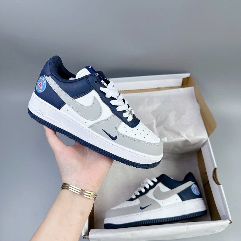 [ MINH KHOA SNEAKER ] GIÀY SNEAKER AF1 xám xanh  CAO CẤP FULL BOX