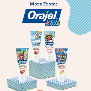 ( có bill nhập) Kem đánh răng Orajel Kid cho bé 2-10 tuổi