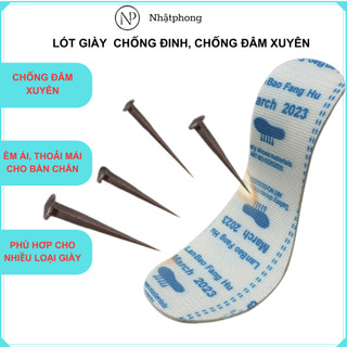  Lót giày chống đinh chất liệu sợi kevlar chống dâm xuyên tốt gấp 5 lần lót thép. chống hóa chất tuổi thọ cao 