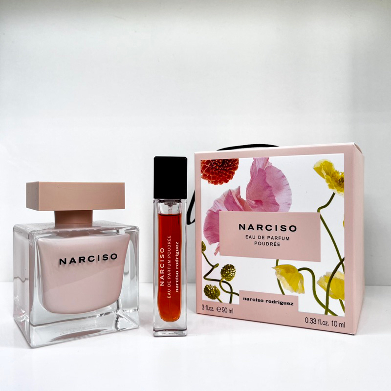 Giftset Nước hoa nữ Narciso Poudree EDP 90ml + 10ml