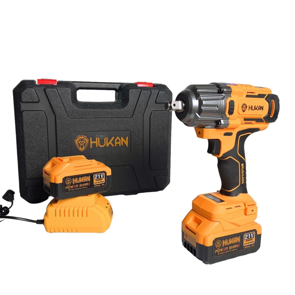 Máy Siết Bulong HUKAN X9 lực siết 650N.m Không Chổi Than Tặng Túi Hukan