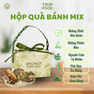 Hộp Quà Tặng Sinh Nhật Bánh Healthy Mix 5 vị TRiP Food - Set quà tặng người yêu, tặng bạn trai