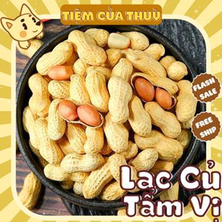 500G Lạc Củ Tầm Vị, Lạc Rang Nguyên Vỏ Tẩm Vị , Đậu Phộng Nguyên Vỏ Rang Chín Tẩm Vị, Tiệm ăn vặt Thuỳ Bùi