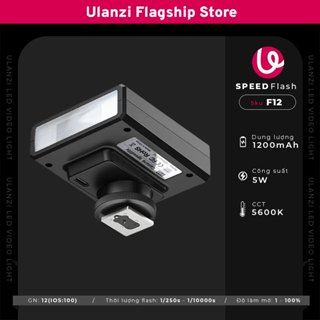 Ulanzi F12 - Đèn Flash GN12 mini Speedlite dành cho máy ảnh chính hãng