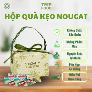 Hộp Quà Tặng 8/3 Kẹo Nougat TRiP Food 150g - Quà tặng ngày Quốc tế Phụ nữ cho người thân yêu