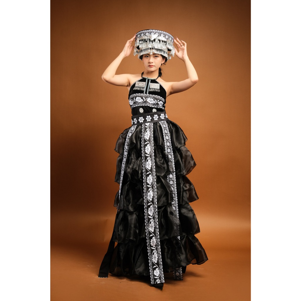 Trang Phục H'Mông Nữ Thiết Kế Đen, Miêu, Dân Tộc Mèo