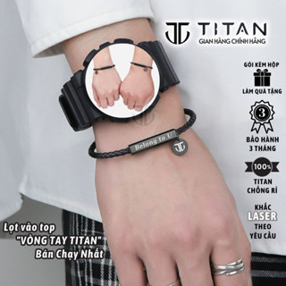 Vòng tay đôi nam châm Khắc Tên theo yêu cầu TITAN, lắc tay nam nữ người yêu quà tặng sinh nhật, vòng tay nữ đôi bạn thân