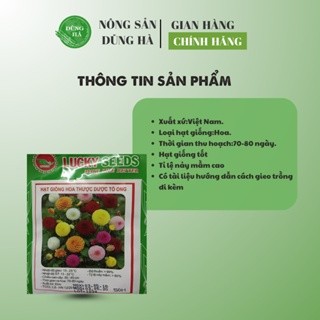 Hạt Giống Hoa Thược Dược Tỷ Lệ Nảy Mầm Cao