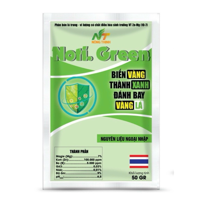 Magie Kẽm Biến vàng thành xanh Gói 50gr