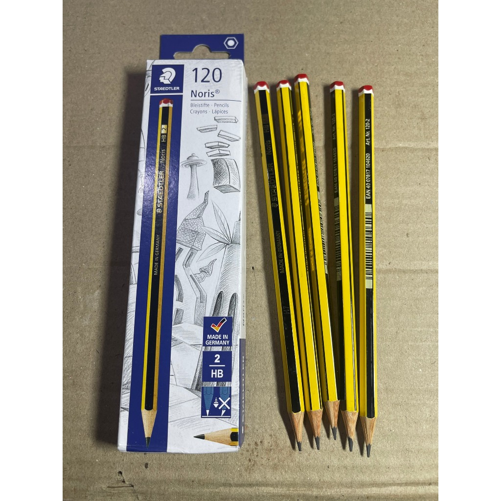Combo 5 Bút Chì Đức 2B - HB Chuẩn