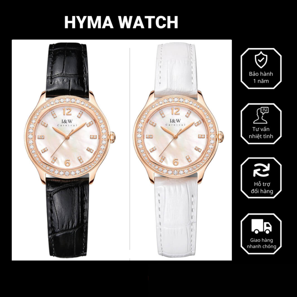 Đồng hồ Nữ cao cấp IW-599L kính sapphire Bảo hành 2 năm Hyma Watch
