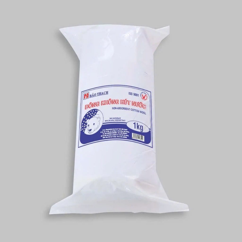 Bông mỡ không thấm nước Bảo Thạch 1kg