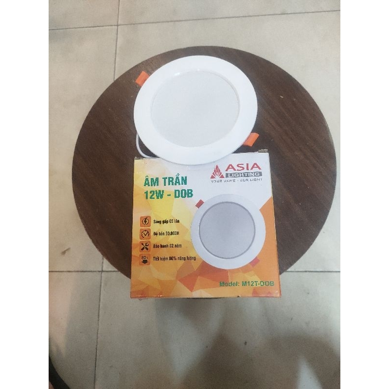 Đèn led âm trần d110/12w 1 màu -3 màu ánh sáng,đèn downlight âm trần d110