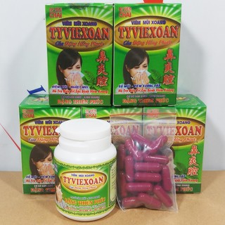 Combo 05 hộp Tyviexoan Đặng Hồng Phước chai nhựa 20 viên nang