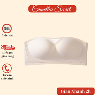 Áo Lót Quây Ngang Đúc Su Không Gọng Đệm Mỏng Chống Tụt Nâng Ngực Tự Nhiên AQ02