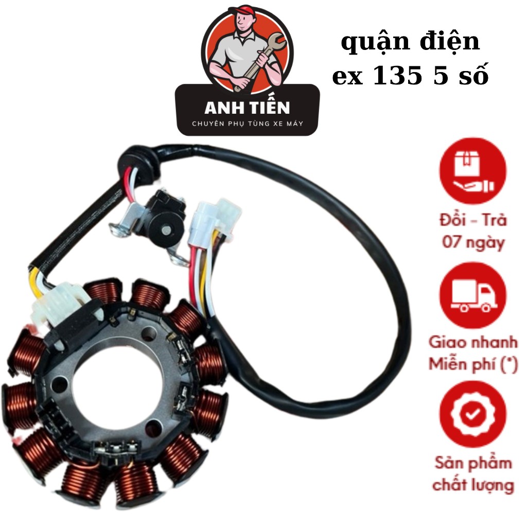 cuộn điện lửa ex 135 -5 số