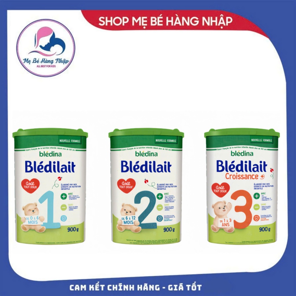 Sữa Bledilait Mẫu Mới số 1,2,3 900g