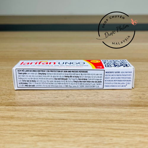 Larifan Ungo Sùi mào gà, Gai sinh dục, Chuỗi ngọc DV,  Mụn Cơm, Mụn Cóc Herpes 10g  [CHÍNH HÃNG - MEDICINE MALAI]