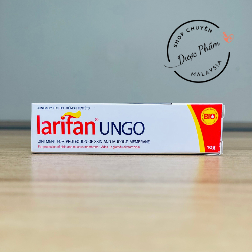 Larifan Ungo Sùi mào gà, Gai sinh dục, Chuỗi ngọc DV,  Mụn Cơm, Mụn Cóc Herpes 10g  [CHÍNH HÃNG - MEDICINE MALAI]
